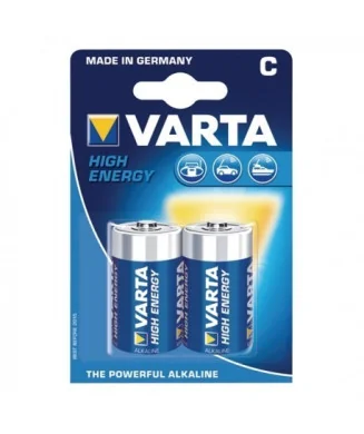 Blister 2 Pilhas Alcalina Varta High Energy 1.5V 4914 C