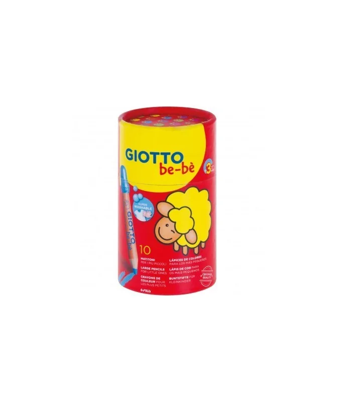 Copo 10 Super Lápis de Cor Giotto Bebé 479400