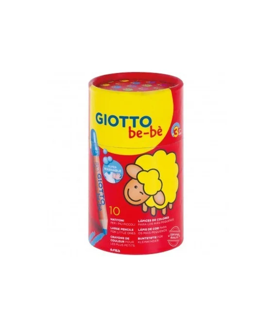 Copo 10 Super Lápis de Cor Giotto Bebé 479400