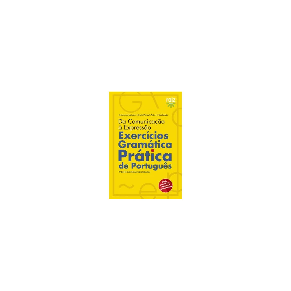 Exercícios Gramática Prática de Português - 3.º Ciclo do Ensino Básico e Ensino Secundário