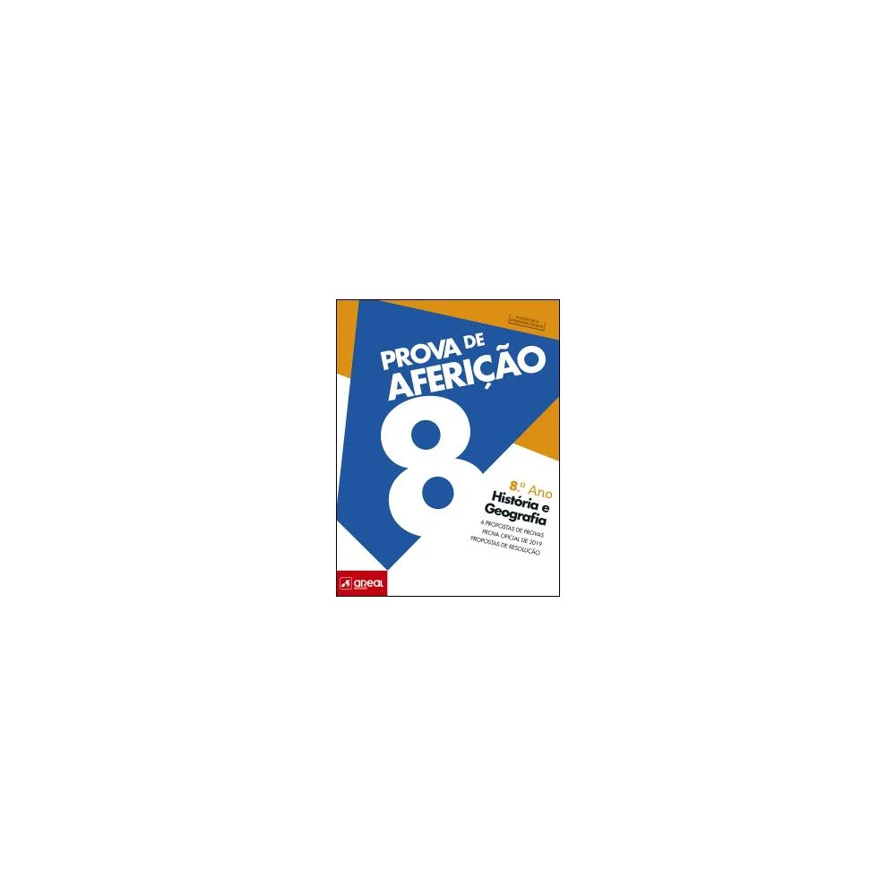 Prova de Aferição - História e Geografia - 8.º Ano