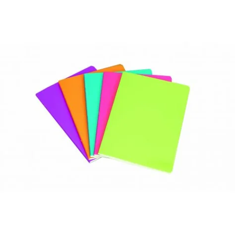 Caderno Agrafado A4 PP Classic Stripes Quadriculado Cor Sortida