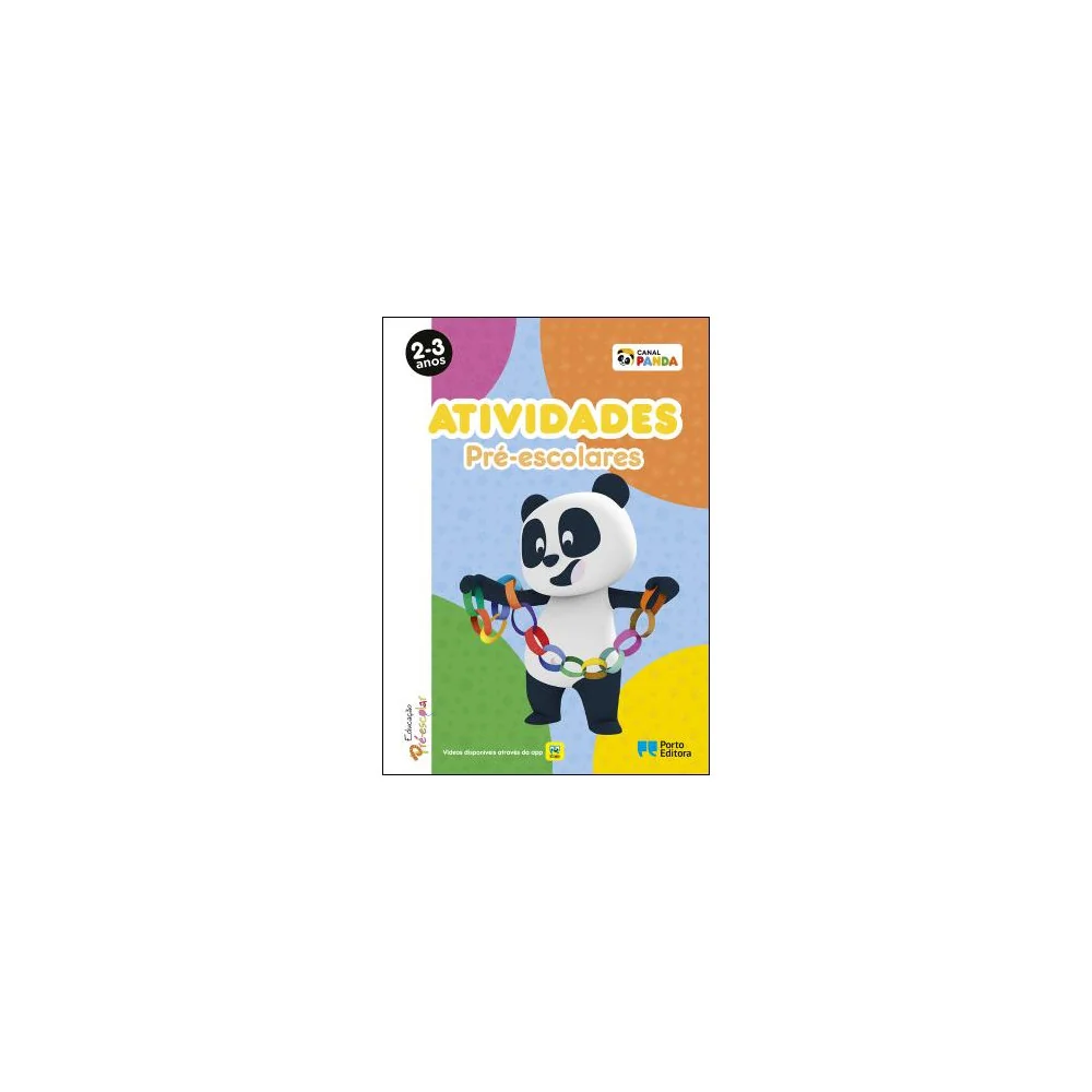 Atividades Pré-escolares Panda 2-3 anos