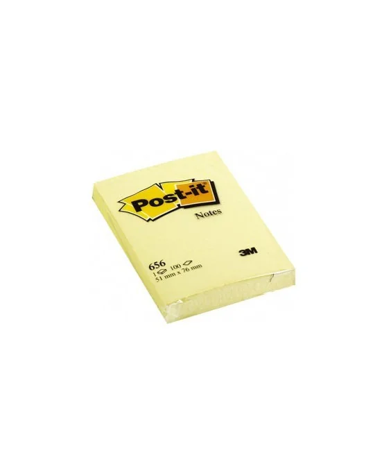 Bloco Notas Adesivas Post-It 3M Amarelo 76x51mm