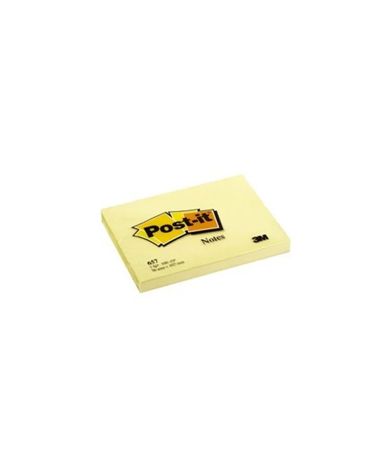 Bloco Notas Adesivas Post-It 3M Amarelo 102x76mm