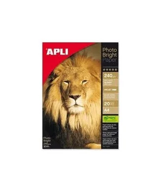 Emb. c/20 Folhas Papel Fotografia A4 Apli 240g 04454