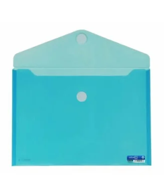 Envelope em Plástico A4 c/ Velcro 90126 Azul