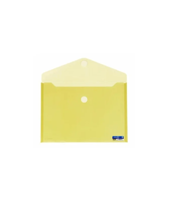 Envelope em Plástico A4 c/ Velcro 90153 Amarelo