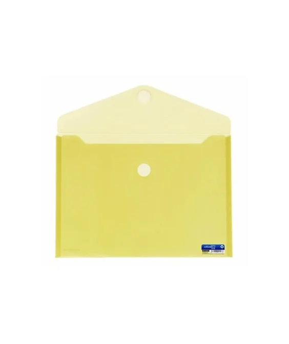 Envelope em Plástico A4 c/ Velcro 90153 Amarelo