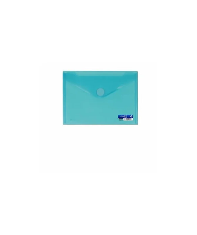 Envelope em Plástico A5 c/ Velcro 90426 Azul