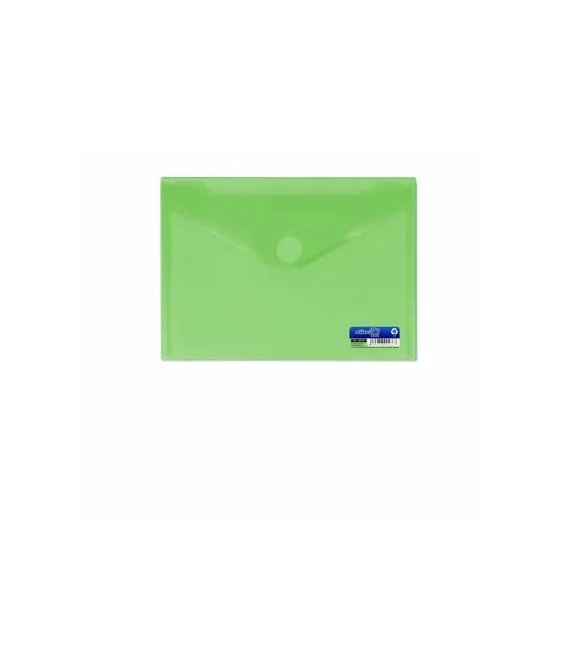 Envelope em Plástico A5 c/ Velcro 90436 Verde