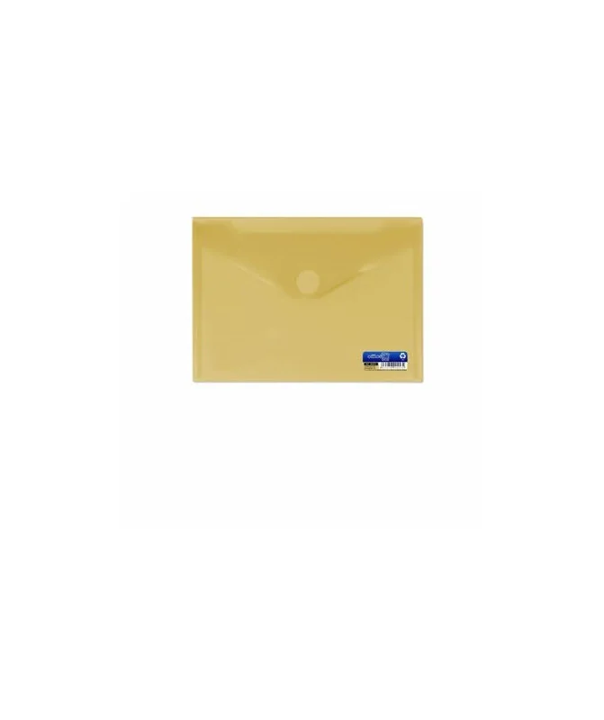 Envelope em Plástico A5 c/ Velcro 90453 Amarelo