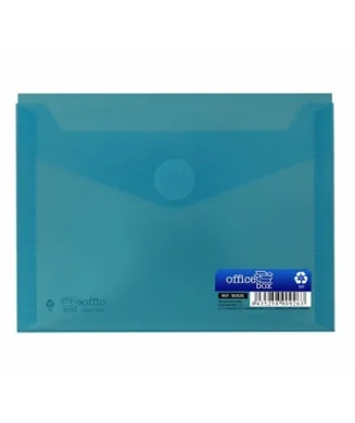 Envelope em Plástico A6 c/ Velcro 90926 Azul