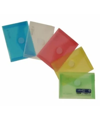 Envelope em Plástico A7 c/ Velcro 91226 Azul