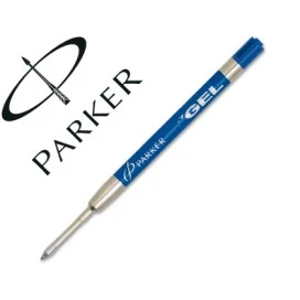 Recarga Esferográfica Ballpen Parker Gel Médio Azul