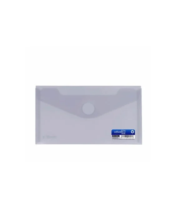 Envelope em Plástico DL c/ Velcro 90561 Branco