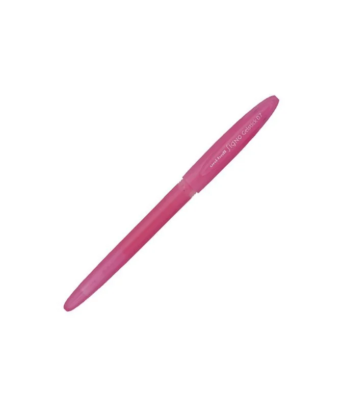 Esferográfica Gel Uniball Gelstick UM-170 Rosa