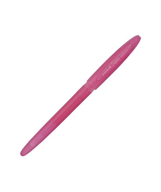 Esferográfica Gel Uniball Gelstick UM-170 Rosa