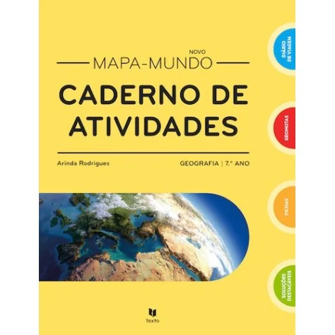 9789724756097 - Mapa-mundo 7 - Geografia 7º Ano - Caderno de Atividades