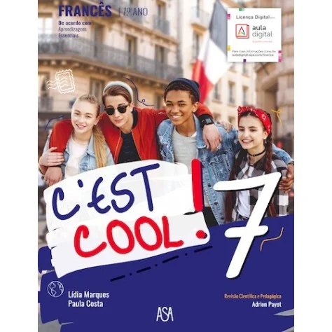 9789892349930 - C'est cool! 7 - Francês 7º Ano - Manual do Aluno