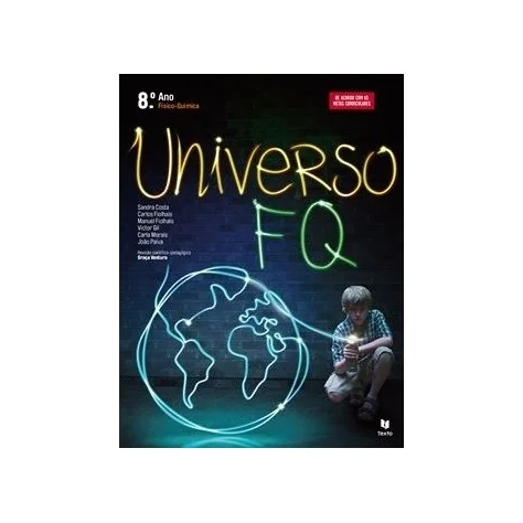 9789724756806 - NOVO Universo 8 - Físico-Química 8º ano - Manual do Aluno