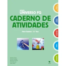 9789724756813 - NOVO Universo 8 - Físico-Química 8º ano - Caderno de Atividades