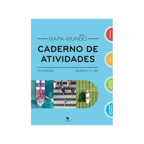 9789724756769 - NOVO Mapa-Mundo 8 - Geografia 8º ano - Caderno de Atividades