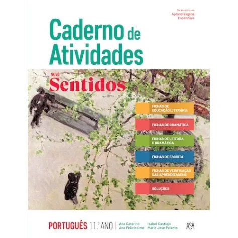 9789892352992 - NOVO Sentidos 11 - Português 11º ano - Caderno de Atividades