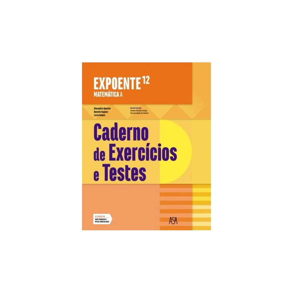 9789892338040 - Expoente - Matemática A 12º Ano - Caderno de Atividades