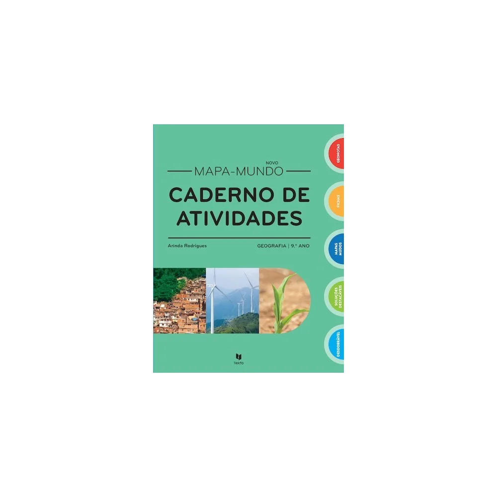 9789724757780 - Mapa-mundo 9 - Geografia - Caderno de Atividades