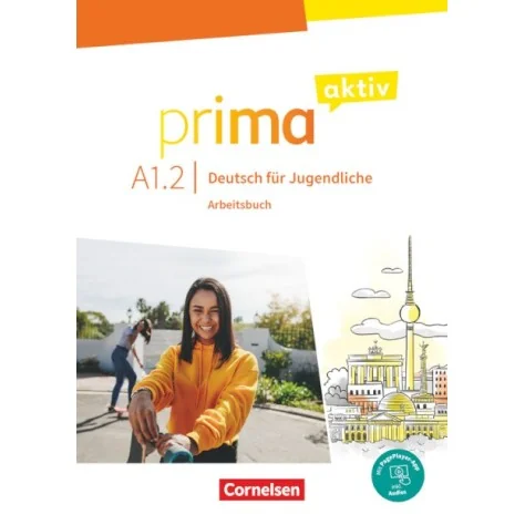 9783061225988 - Prima Aktiv A1.2 Arbeitsbuch Alemão 8.º Ano - Caderno de Atividades