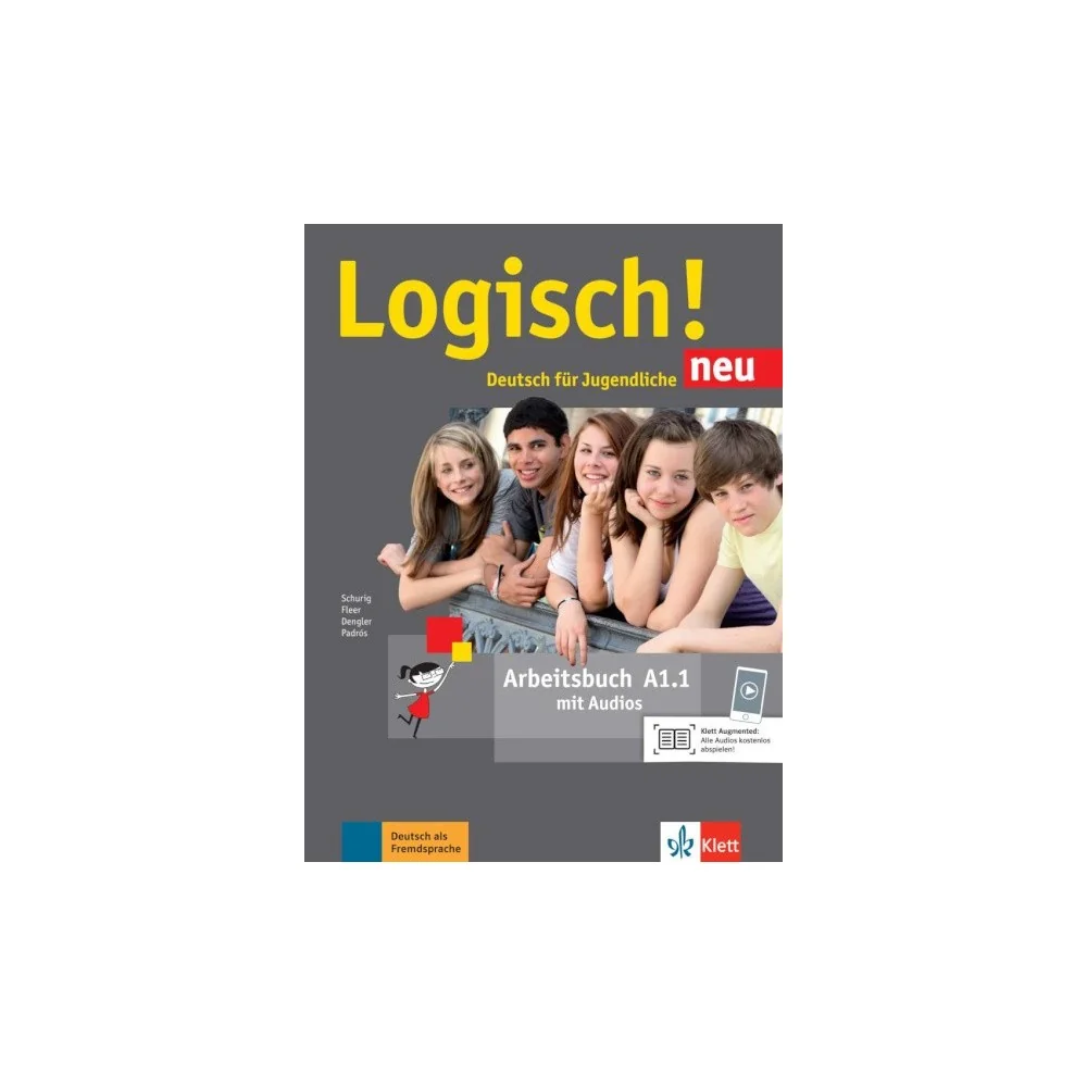 9783126052047 - Logisch! Neu A1.1 Arbeitsbuch - Alemão 7º Ano - Caderno de Atividades