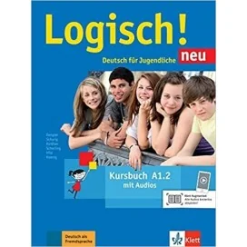 9783126052054 - Logisch! Neu A1.2 Kursbuch - Alemão 8.º Ano - Manual do Aluno