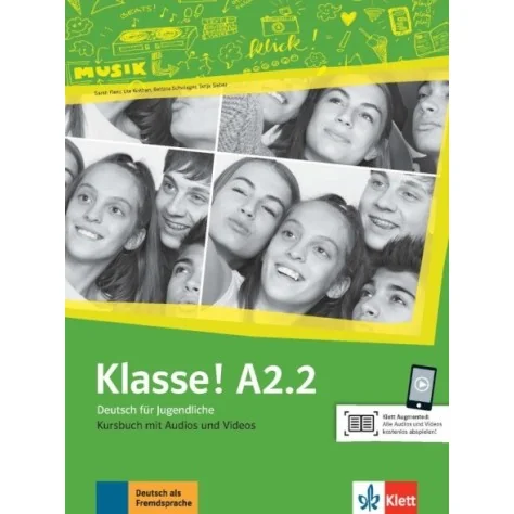 9783126071345 - Klasse! A2.2 Kursbuch - Alemão 10.º Ano - Manual do Aluno