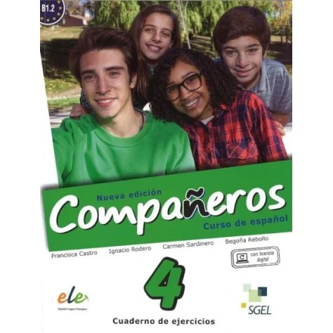 9788497789141 - Compañeros - 4 / C.Ejercicios Nueva edición - Espanhol - Caderno de Atividades