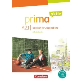 9783061225995 - Prima Aktiv A2.1 Arbeitsbuch Alemão 9.º Ano - Caderno de Atividades