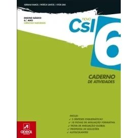 9789897672194 - Novo CSI 6 - Ciências Sob Investigação - Ciências Naturais - 6.º Ano - Caderno de Atividades