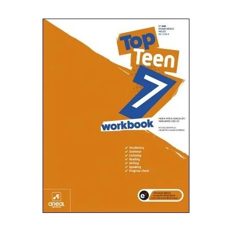 9789897675409 - Top Teen 7 - Inglês - 7.º Ano - Workbook - Caderno de Atividades