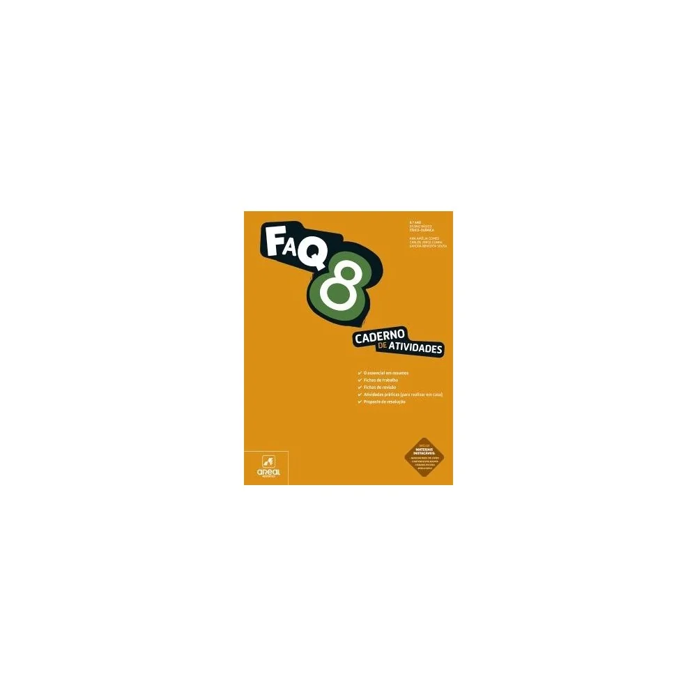 9789897678417 - FAQ8 - Físico-Química - 8.º Ano - Caderno de Atividades