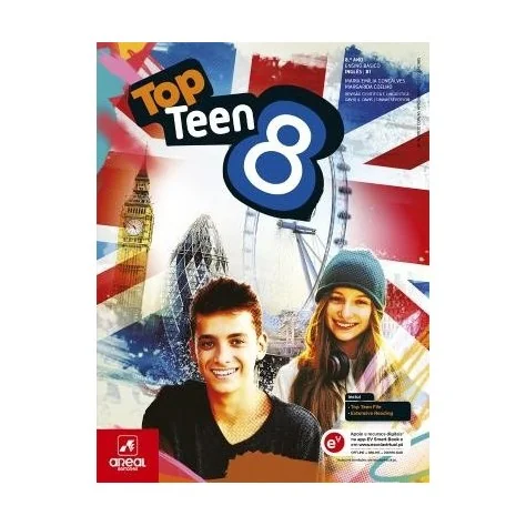 9789897677694 - Top Teen 8 - Inglês - 8.º Ano - Manual do Aluno