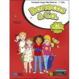 9789720110855 - Bonecos & Ca. - Nível A1 - PLNM - Consolidação - 3.º Ano - Manual do Aluno