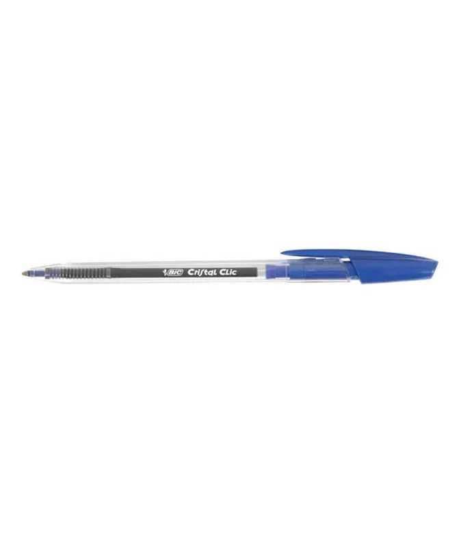 Esferográfica Retrátil BIC Cristal Clic Azul