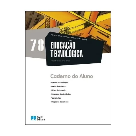 9789720332394 - Educação Tecnológica - 7.º/8.º Anos - Caderno de Atividades