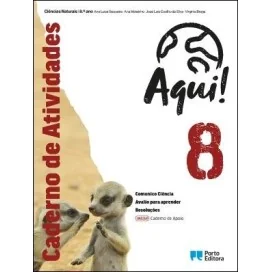 9789720329172 - Aqui! 8 - Ciências Naturais - 8.º Ano - Caderno de Atividades