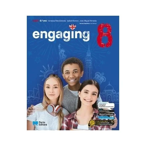 9789720316196 - Engaging - Inglês - 8.º Ano - Manual do Aluno