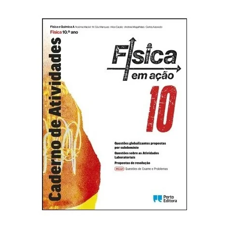 9789720423634 - Física em ação - Física A - 10.º ano - Caderno de Atividades