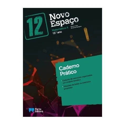 9789720425089 - Novo Espaço - Matemática A - 12.º Ano - Caderno de Atividades