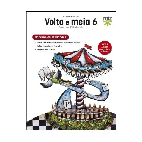 9789897443619 - Volta e meia 6 - Português - 6.º ano - Caderno de Atividades