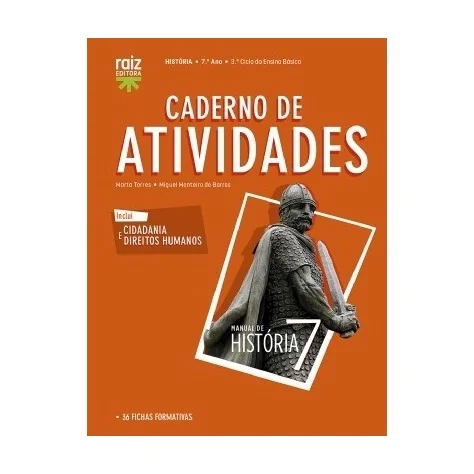 9789897444449 - Manual de História 7 - História - 7.º Ano - Caderno de Atividades