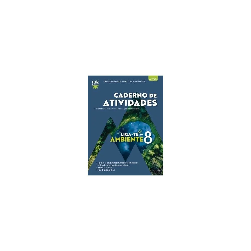 9789897444968 - Liga-te ao Ambiente 8 - Ciências Naturais - 8.º Ano - Caderno de Atividades